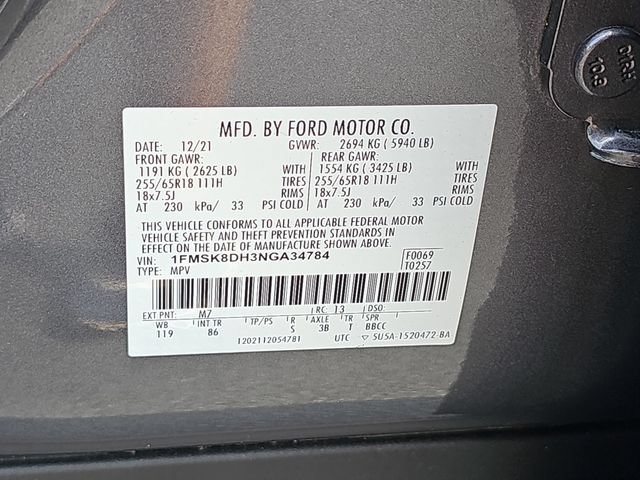 Used 2022 Ford Explorer XLT AWD/4WD image 38