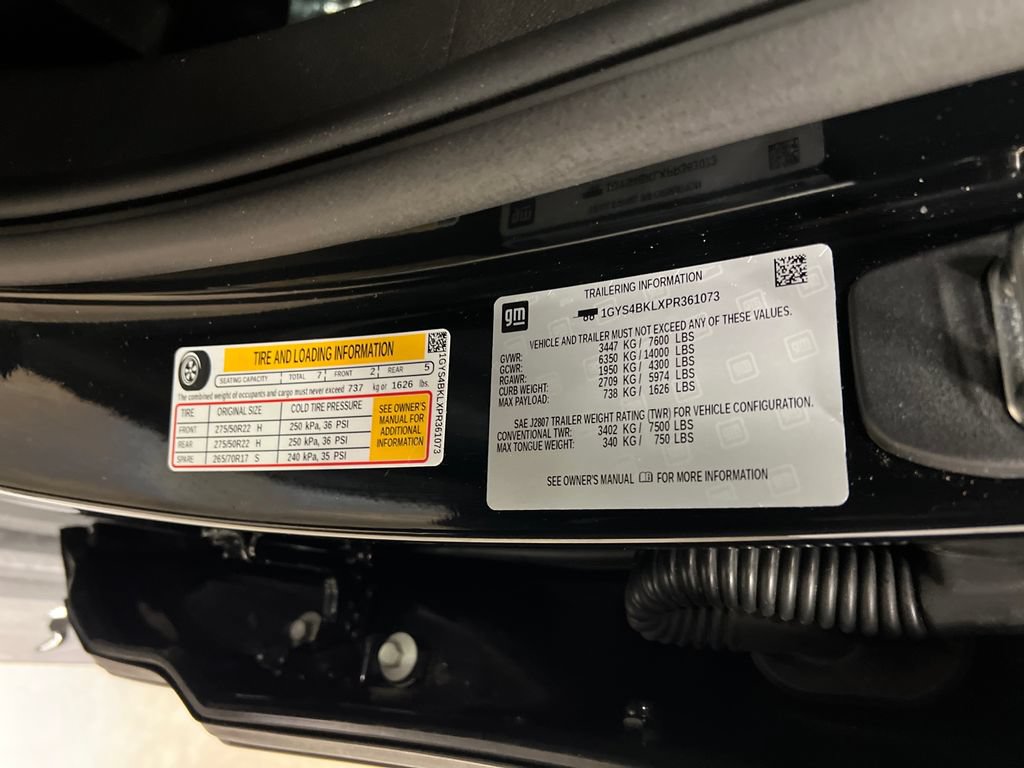 Certified 2023 Cadillac Escalade Premium Luxury w/ LPO, Floor Liner Package AWD/4WD image 29