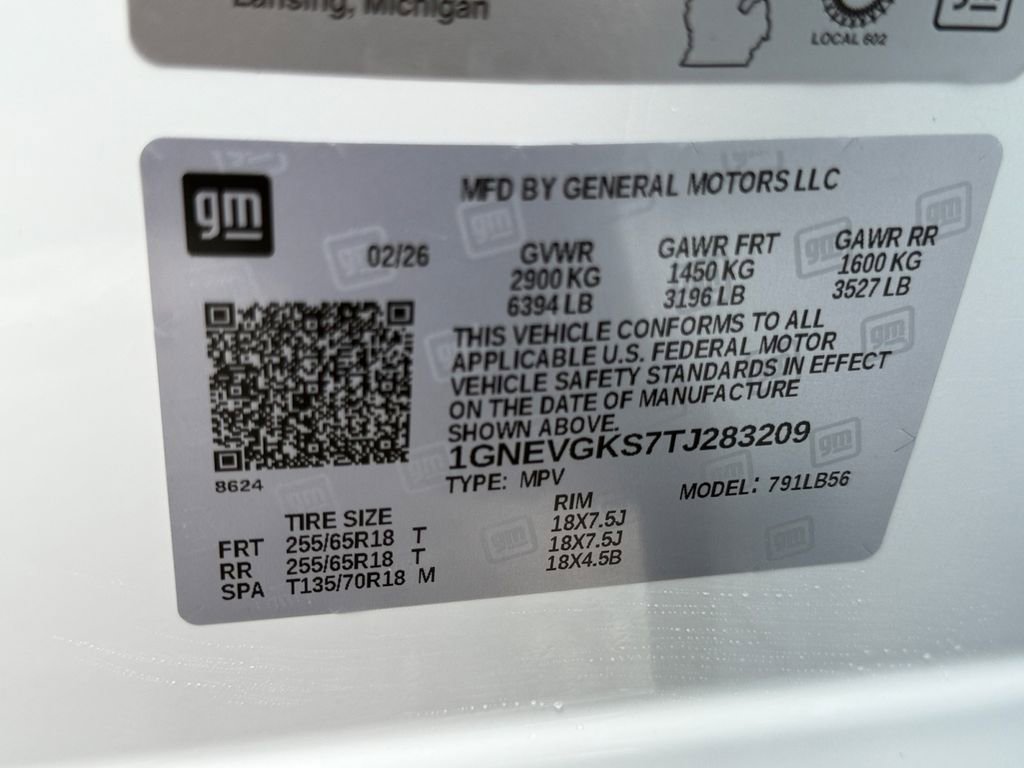 New 2026 Chevrolet Traverse LT AWD/4WD image 28