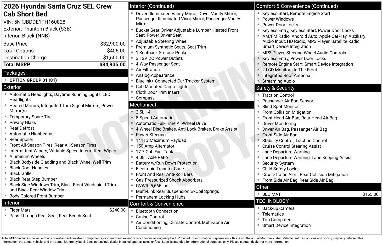 Used 2026 Hyundai Santa Cruz SEL image 6
