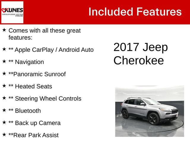 Certified 2017 Jeep Cherokee High Altitude AWD/4WD image 5