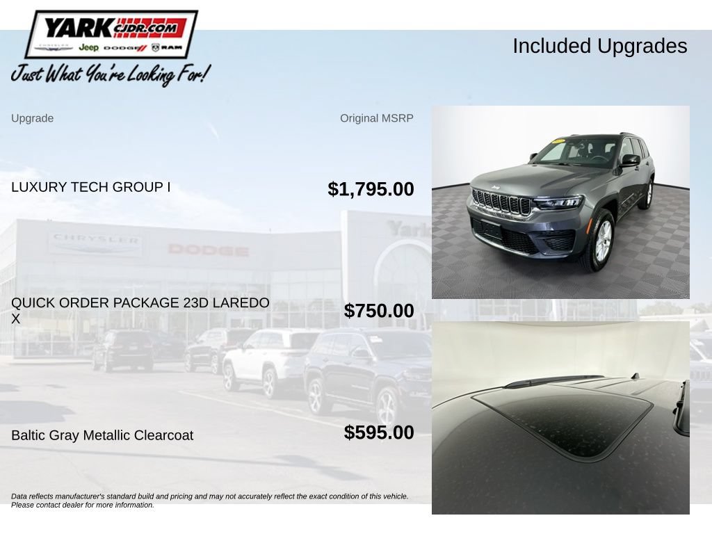 Certified 2025 Jeep Grand Cherokee Laredo X w/ Luxury Tech Group I AWD/4WD image 5