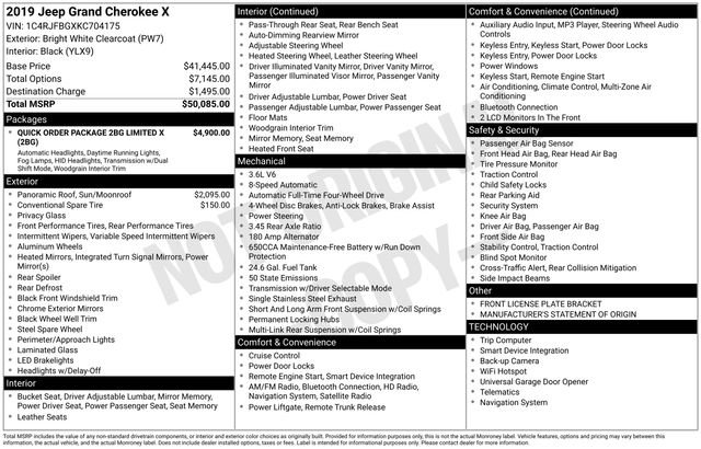 Used 2019 Jeep Grand Cherokee Limited X image 20