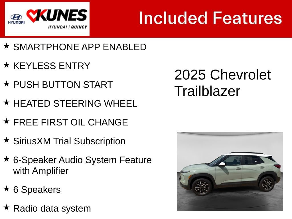 Used 2025 Chevrolet TrailBlazer ACTIV w/ Driver Confidence Package AWD/4WD image 3