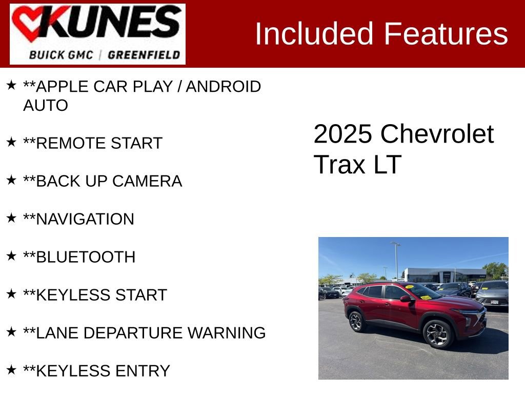 Used 2025 Chevrolet Trax LT FWD image 2