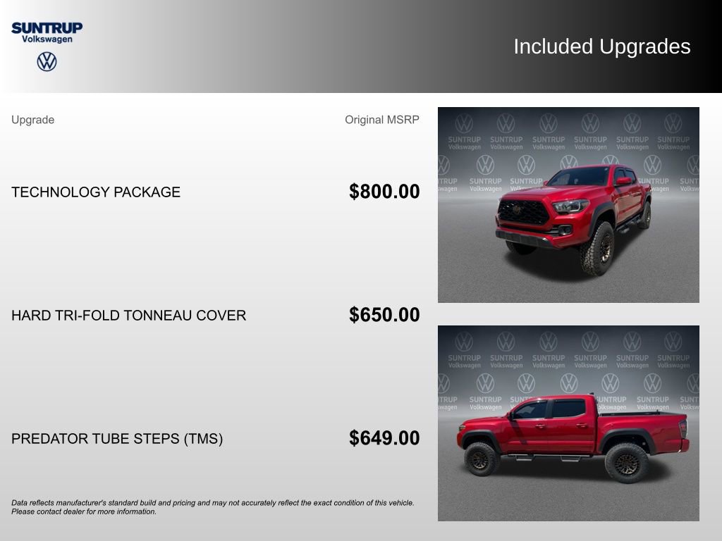 Used 2021 Toyota Tacoma TRD Off-Road w/ Technology Package AWD/4WD image 2