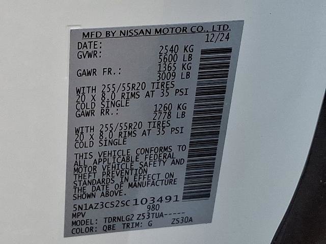 Certified 2025 Nissan Murano SL image 28