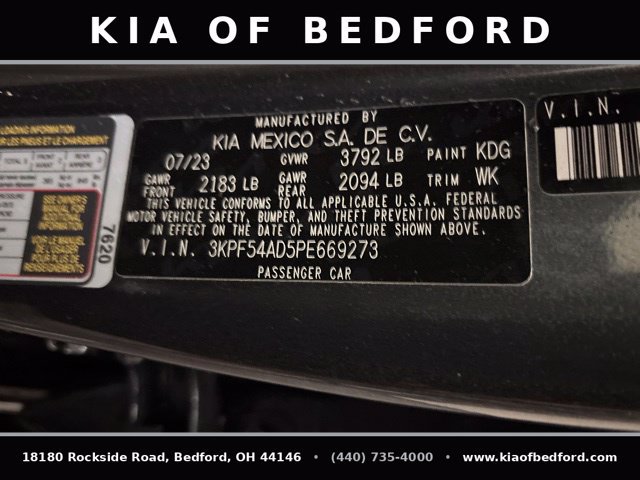 Certified 2023 Kia Forte GT-Line w/ GT-Line Premium Package FWD image 14