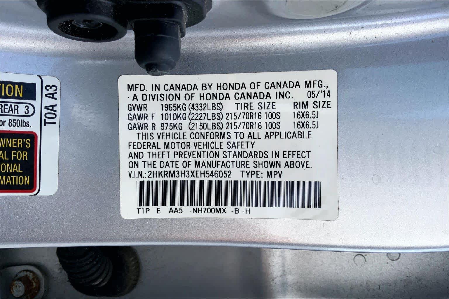 Used 2014 Honda CR-V LX image 36