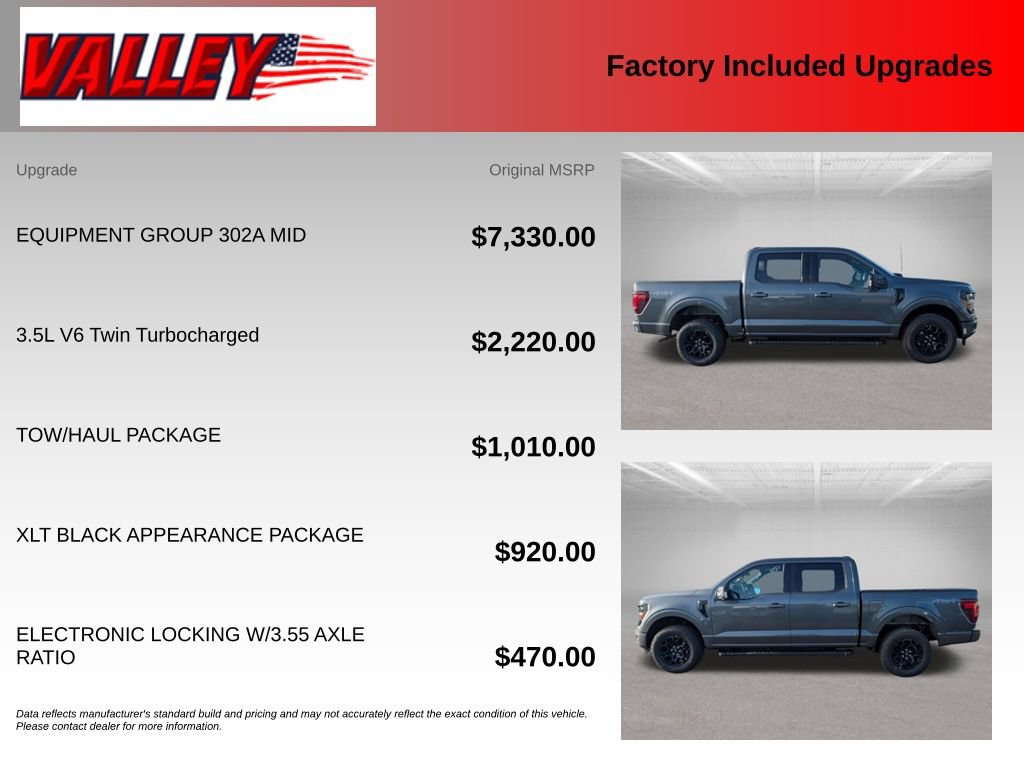 New 2026 Ford F150 XLT w/ Equipment Group 302A MID AWD/4WD image 4