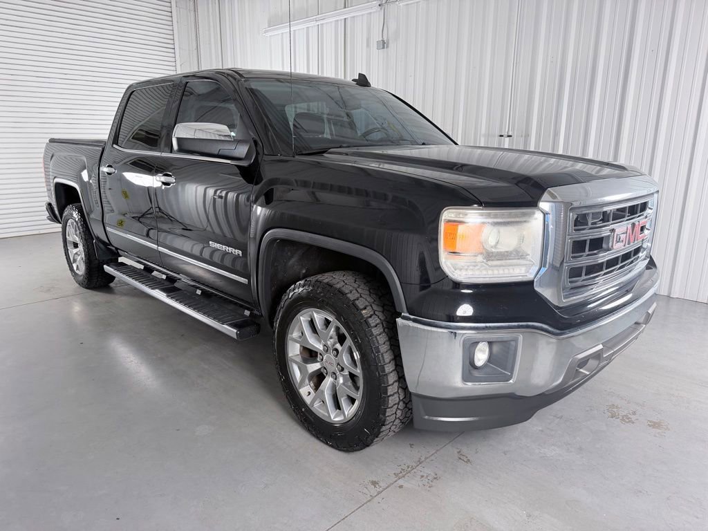 Used 2015 GMC Sierra 1500 SLT w/ SLT Crew Cab Value Package RWD image 3
