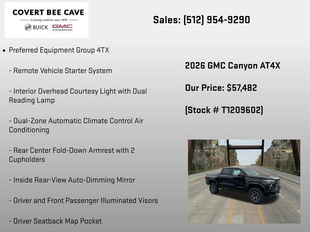 New 2026 GMC Canyon AT4X AWD/4WD image 12