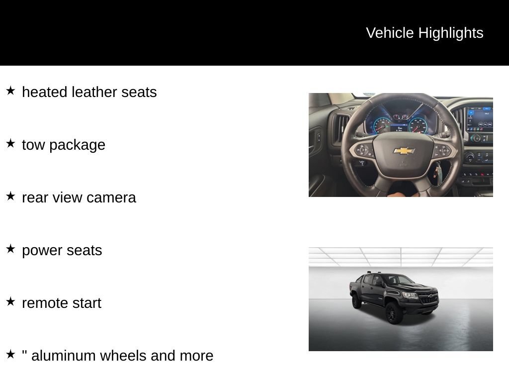 Used 2019 Chevrolet Colorado ZR2 w/ ZR2 Midnight Special Edition AWD/4WD image 10