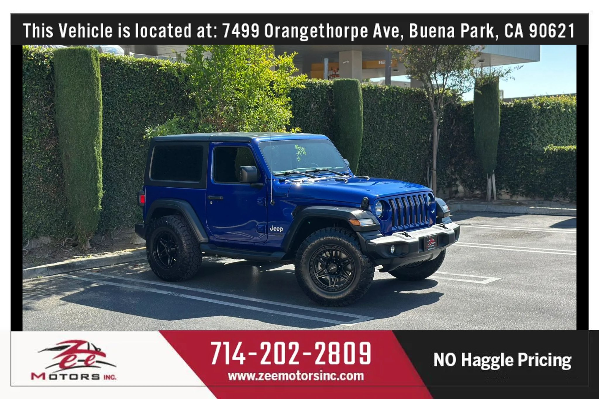 Used 2019 Jeep Wrangler Sport AWD/4WD image 2