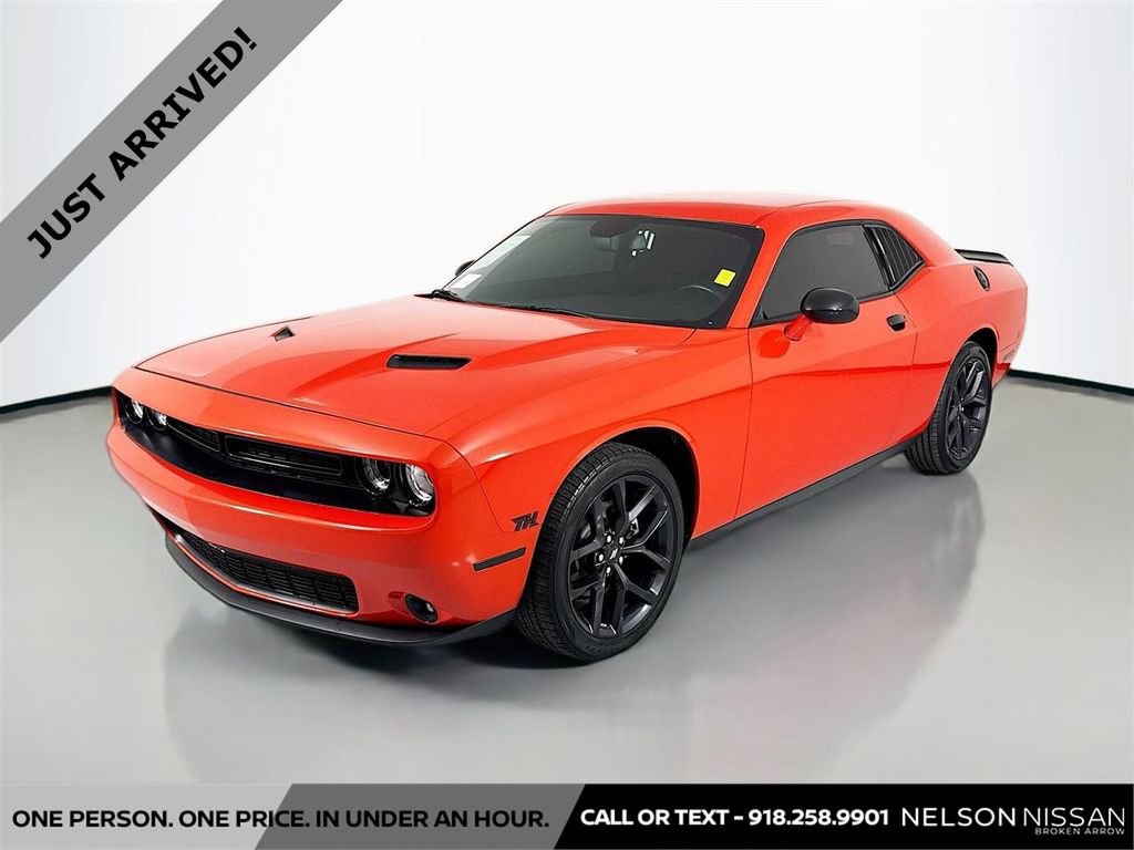 Used 2023 Dodge Challenger SXT w/ Blacktop Package RWD image 1