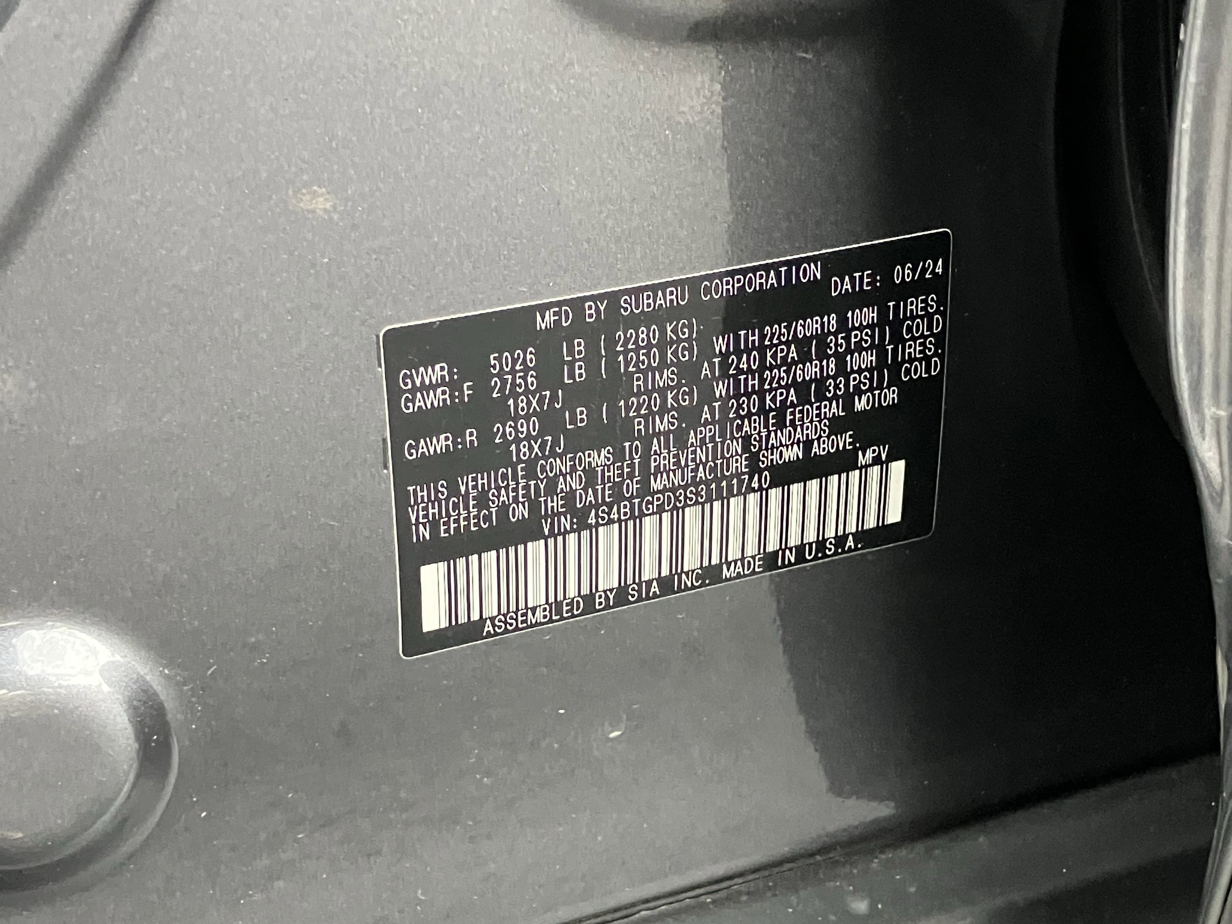 Used 2025 Subaru Outback Touring XT image 37