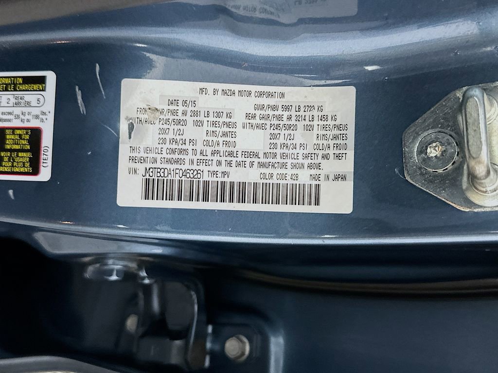 Used 2015 MAZDA CX-9 Grand Touring w/ GT Technology Package image 34