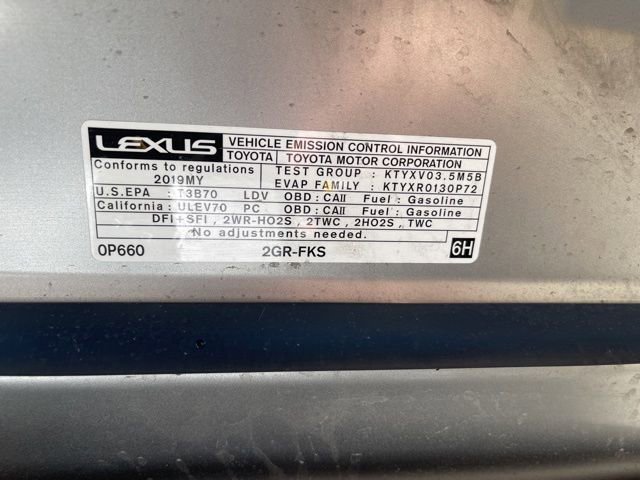 Used 2019 Lexus ES 350 FWD image 59