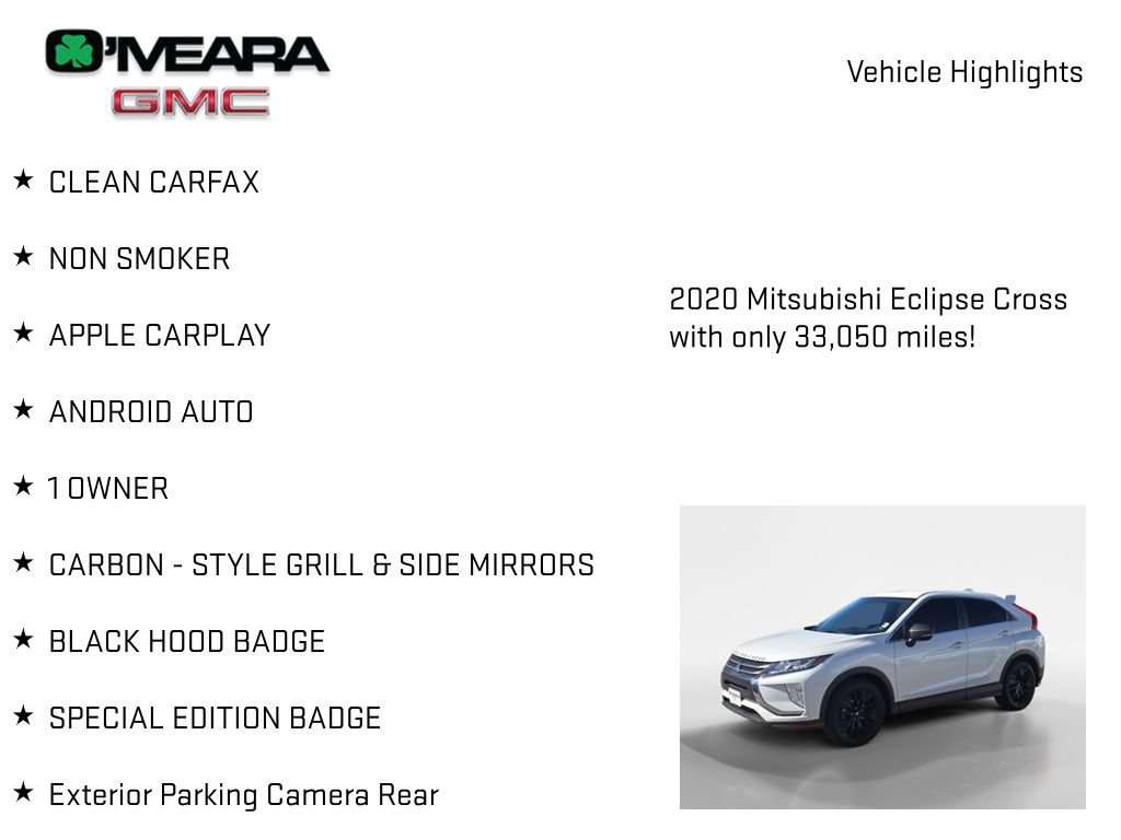 Used 2020 Mitsubishi Eclipse Cross LE FWD image 7