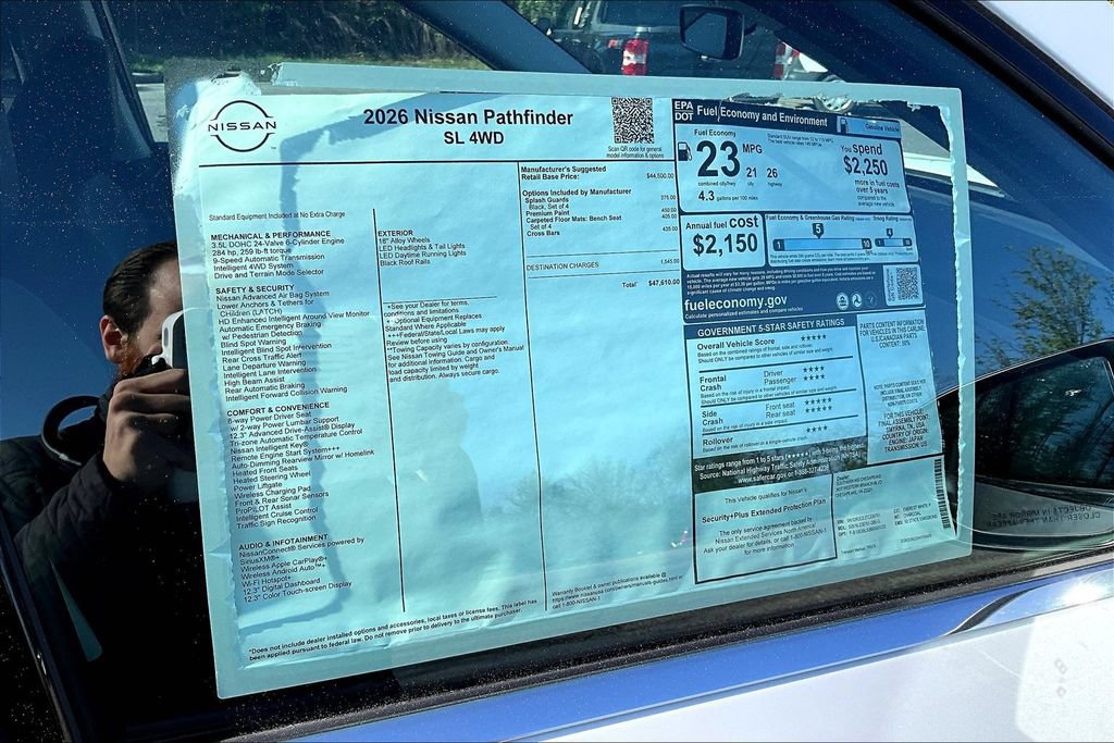 New 2026 Nissan Pathfinder SL AWD/4WD image 13