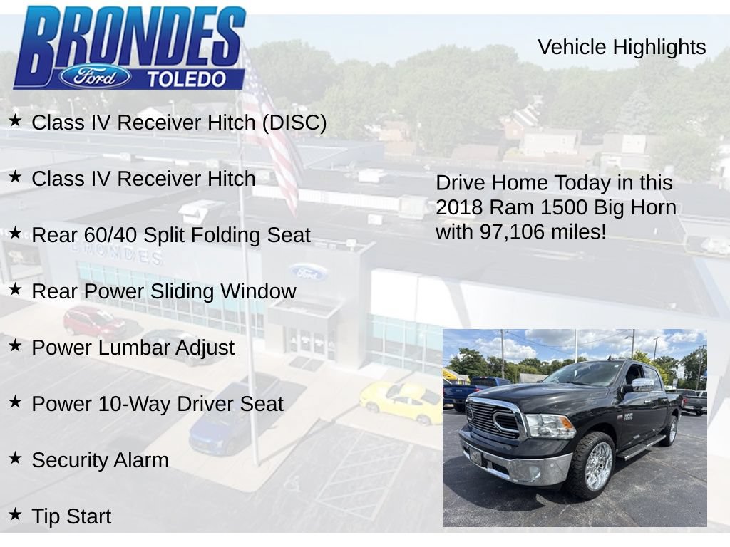 Used 2018 RAM 1500 Big Horn AWD/4WD image 32