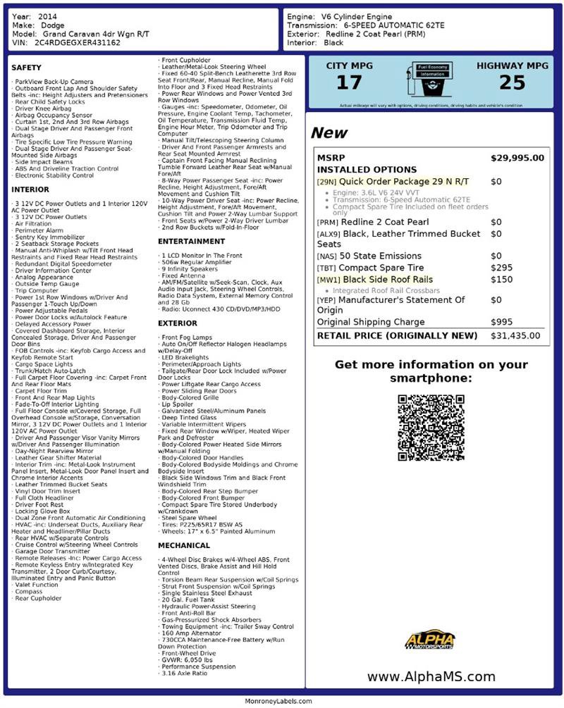 Used 2014 Dodge Grand Caravan R/T image 3