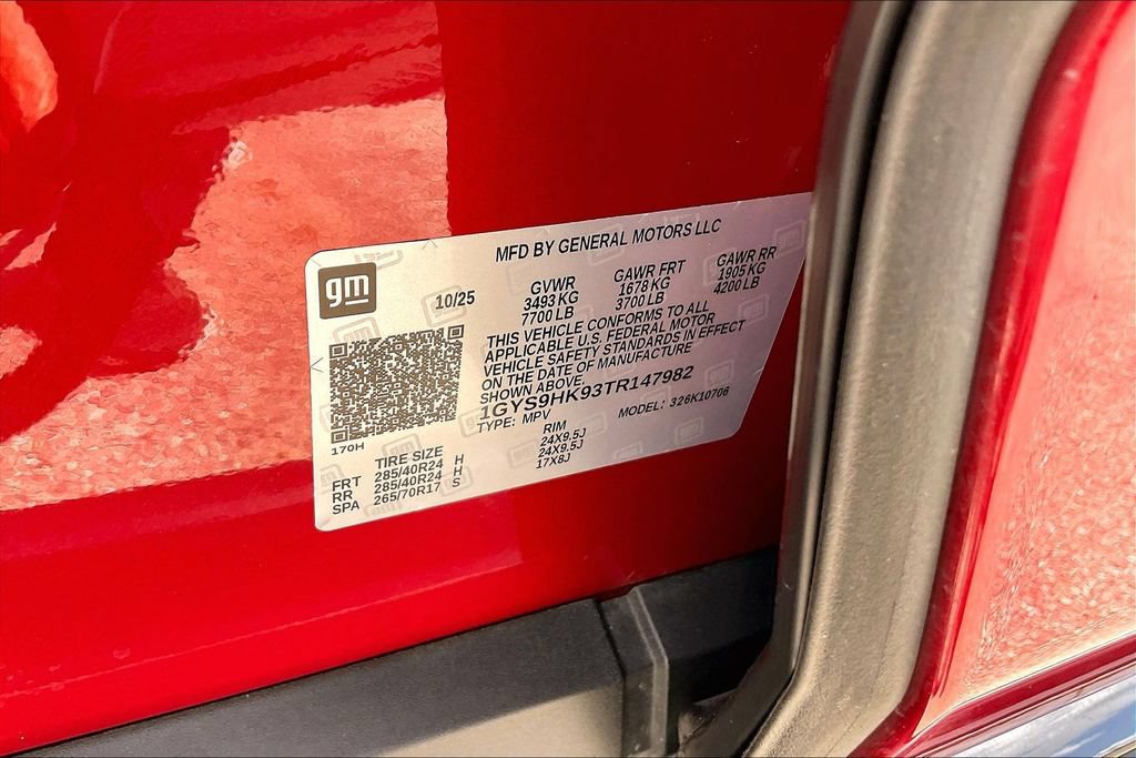Used 2026 Cadillac Escalade V w/ LPO, ONYX Package AWD/4WD image 16