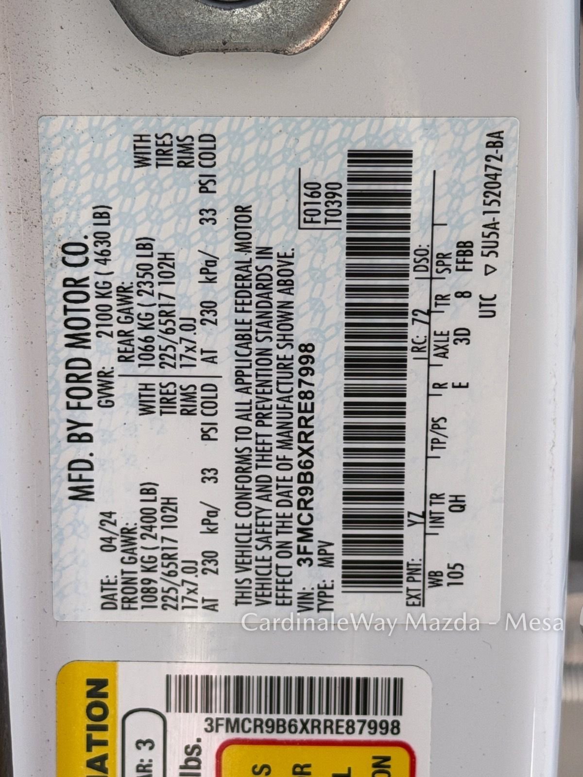 Used 2024 Ford Bronco Sport Big Bend image 30