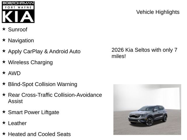 New 2026 Kia Seltos SX image 7