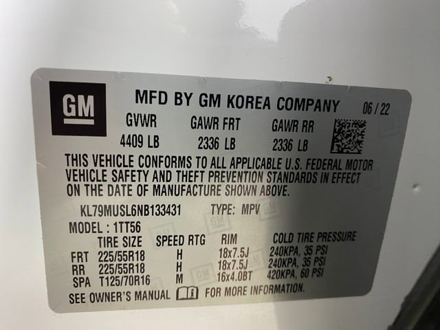 Certified 2022 Chevrolet TrailBlazer RS w/ Technology Package image 33