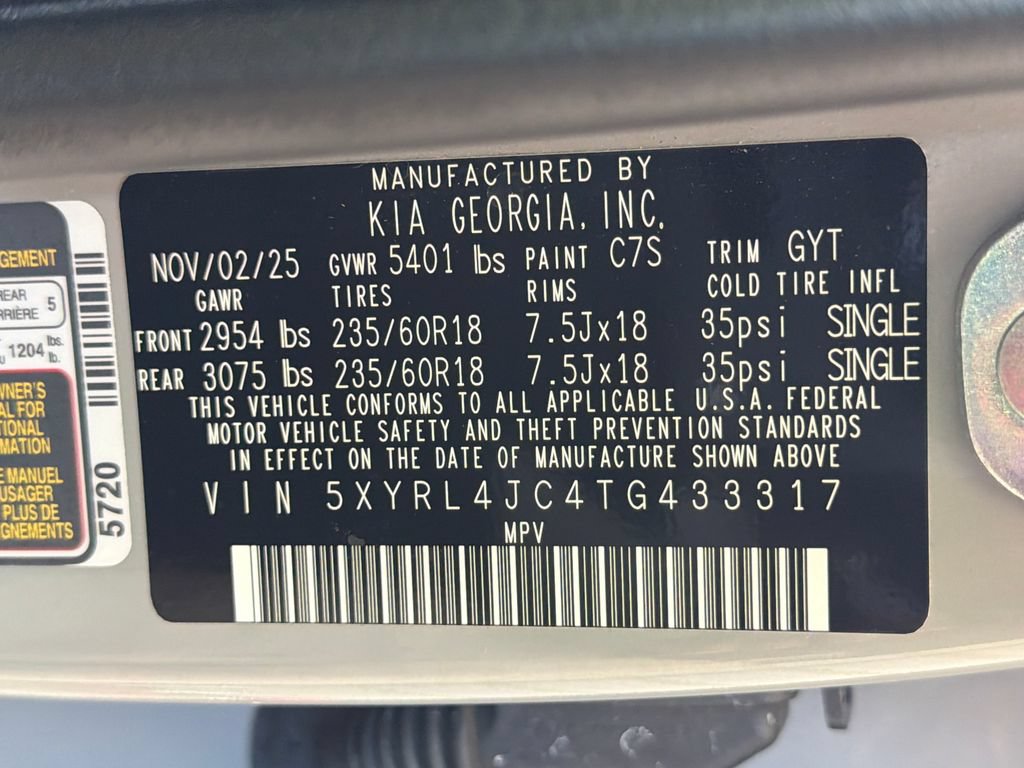 Used 2026 Kia Sorento S w/ S Panoramic Sunroof Package FWD image 37