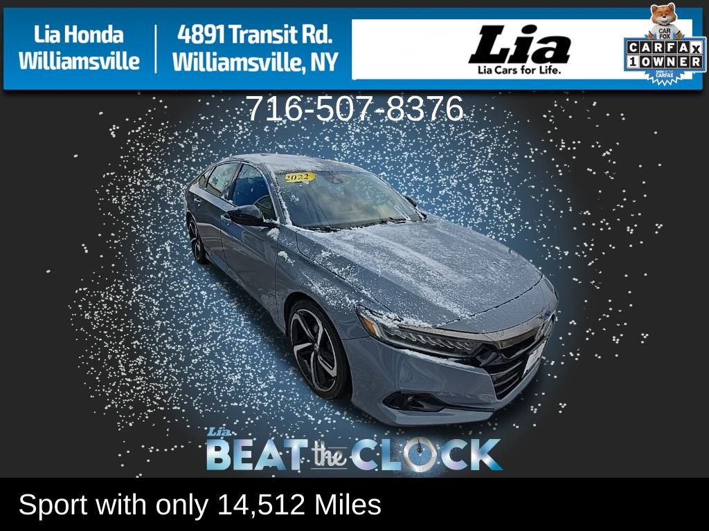 Certified 2022 Honda Accord Sport image 1