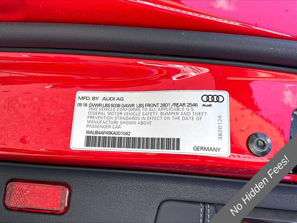 Used 2019 Audi S4 Premium Plus w/ Premium Plus Package AWD/4WD image 28
