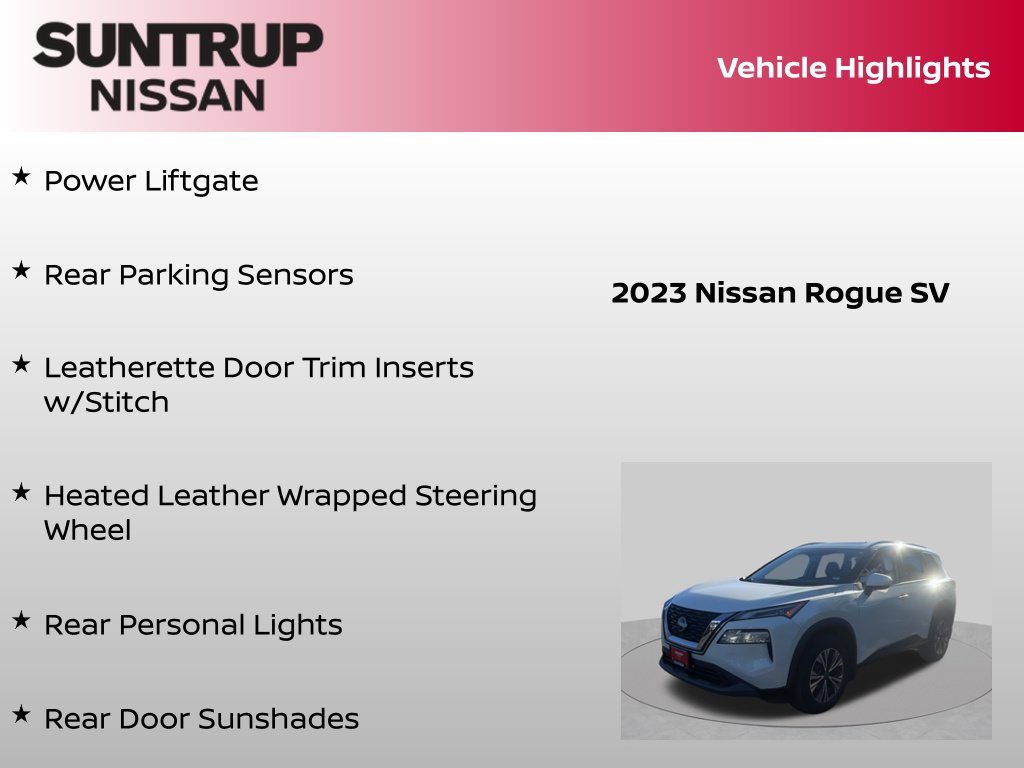 Certified 2023 Nissan Rogue SV w/ SV Premium B Package AWD/4WD image 16