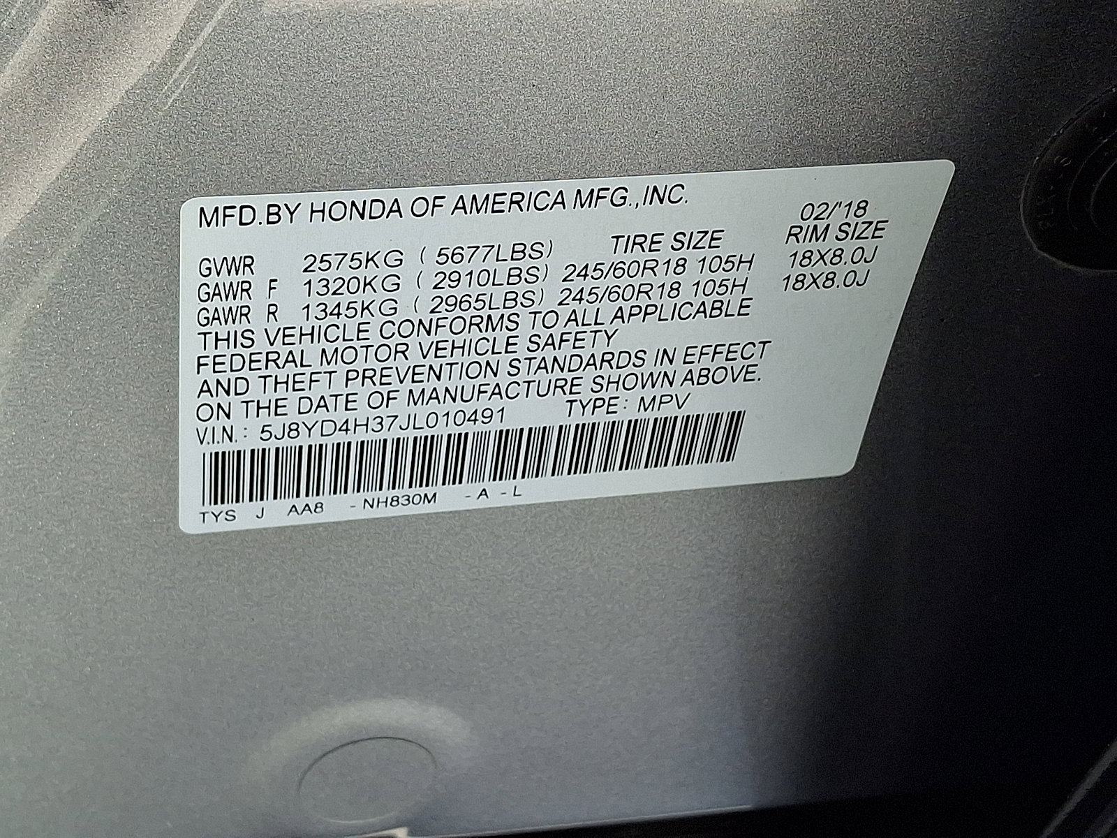 Used 2018 Acura MDX SH-AWD image 25