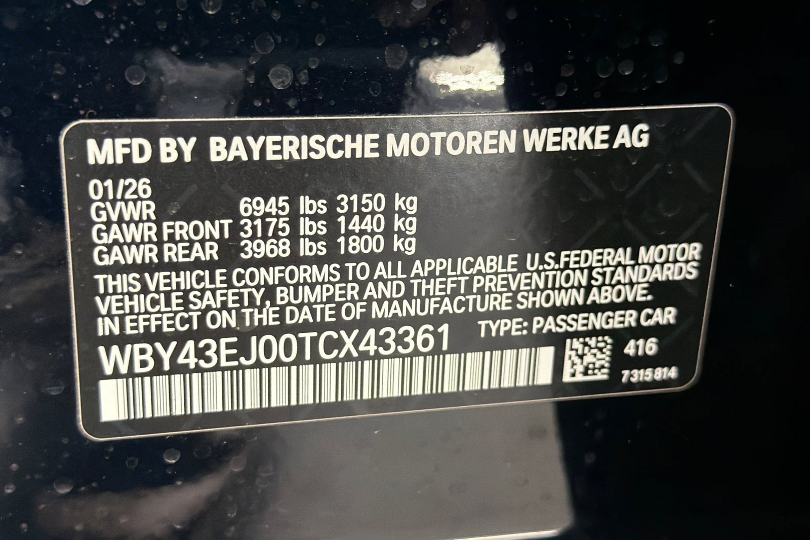 Used 2026 BMW i7 xDrive60 w/ M Sport Package RWD image 19