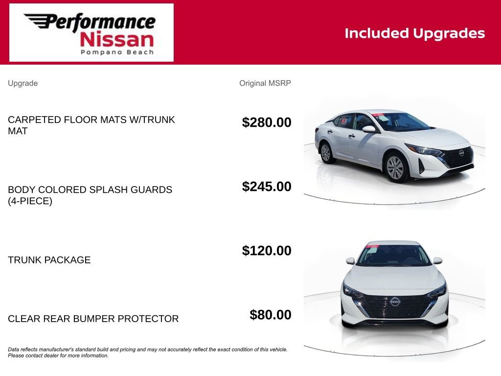 Certified 2025 Nissan Sentra S w/ Trunk Package image 8