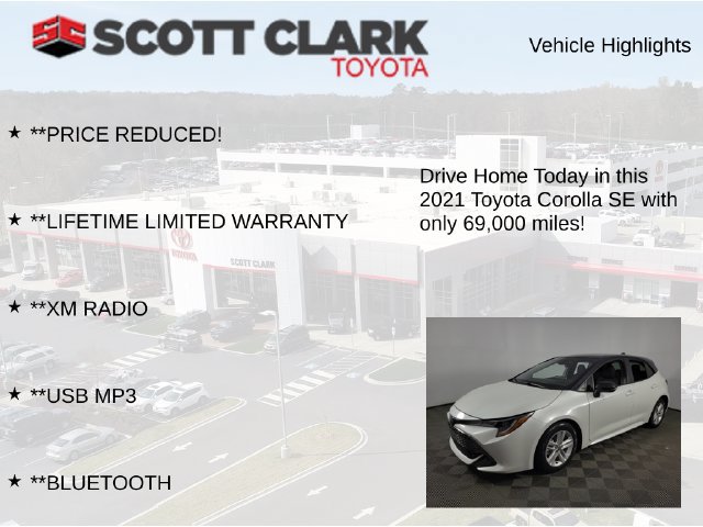 Used 2021 Toyota Corolla SE w/ SE Preferred Package FWD image 13