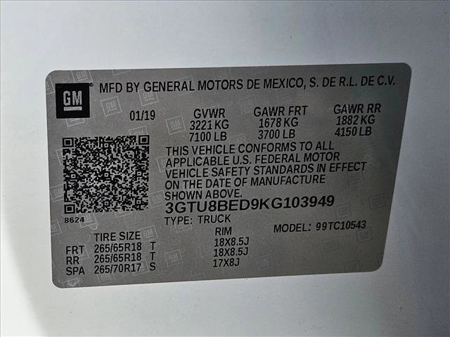 Used 2019 GMC Sierra 1500 SLE w/ SLE Value Package image 21