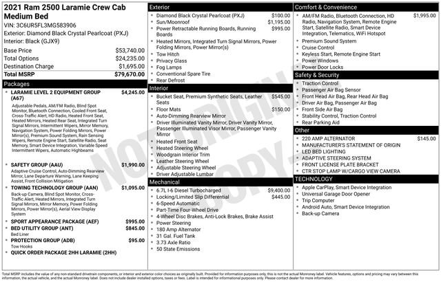 Used 2021 RAM 2500 Laramie image 14