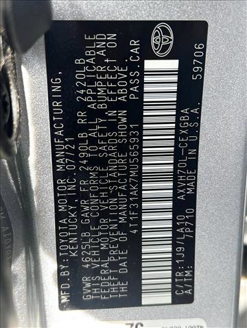 Used 2021 Toyota Camry XLE image 27