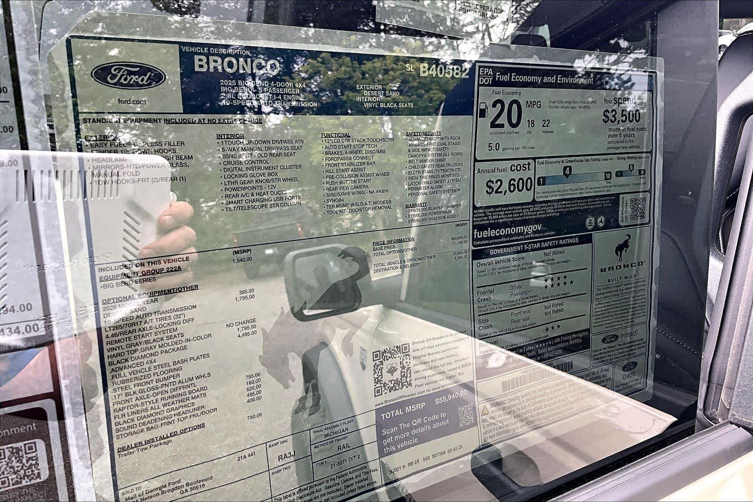 New 2025 Ford Bronco Big Bend w/ Black Diamond Package AWD/4WD image 17