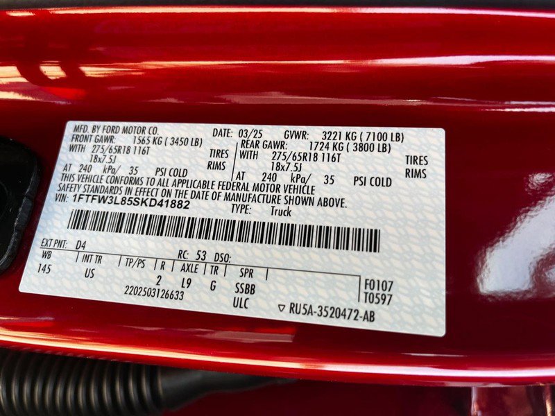 New 2025 Ford F150 XLT w/ Equipment Group 302A MID image 16