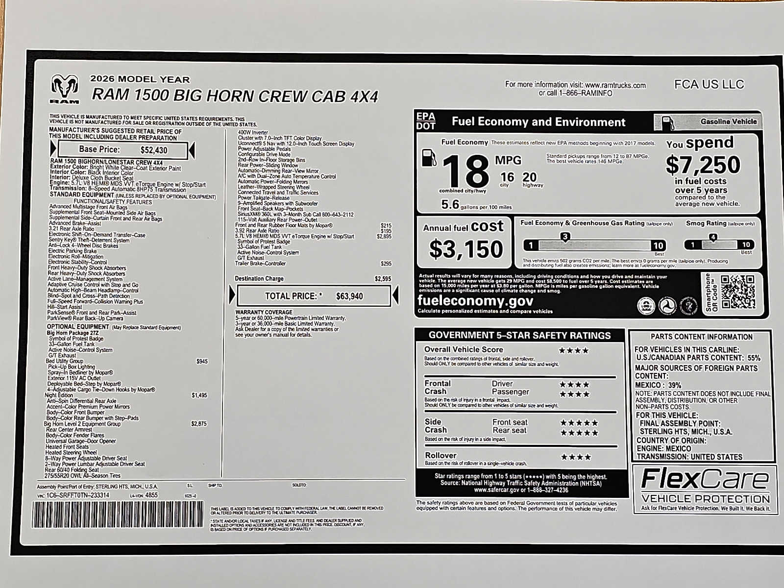 New 2026 RAM 1500 Big Horn image 21