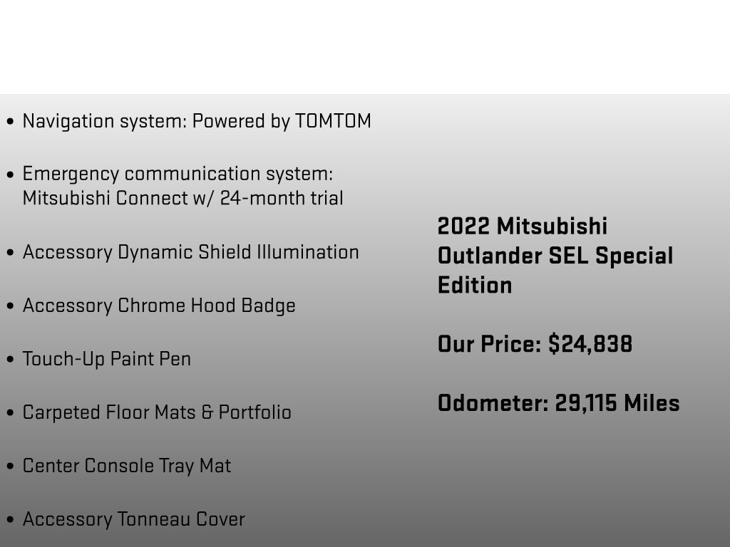 Used 2022 Mitsubishi Outlander SEL FWD image 18