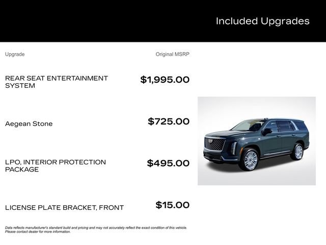 New 2026 Cadillac Escalade Luxury AWD/4WD image 3