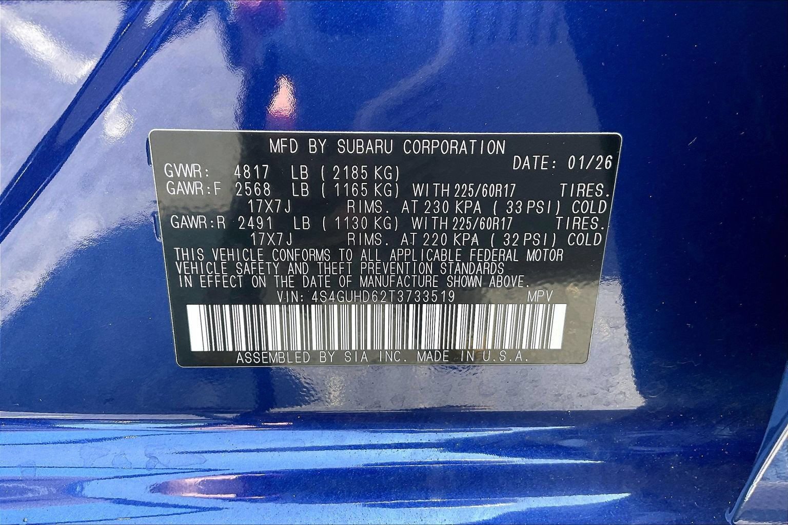 Certified 2026 Subaru Crosstrek 2.5i Premium AWD/4WD image 33