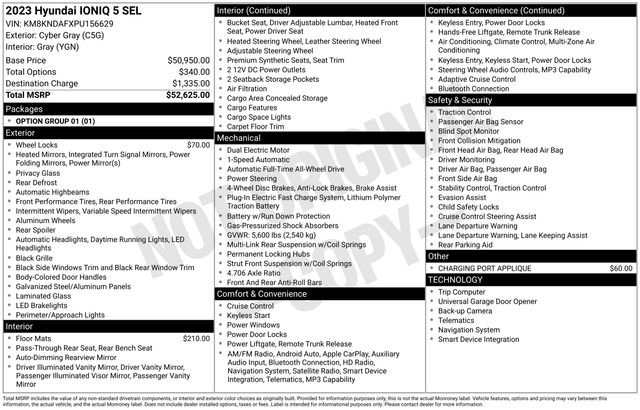 Certified 2023 Hyundai Ioniq 5 SEL AWD/4WD image 29