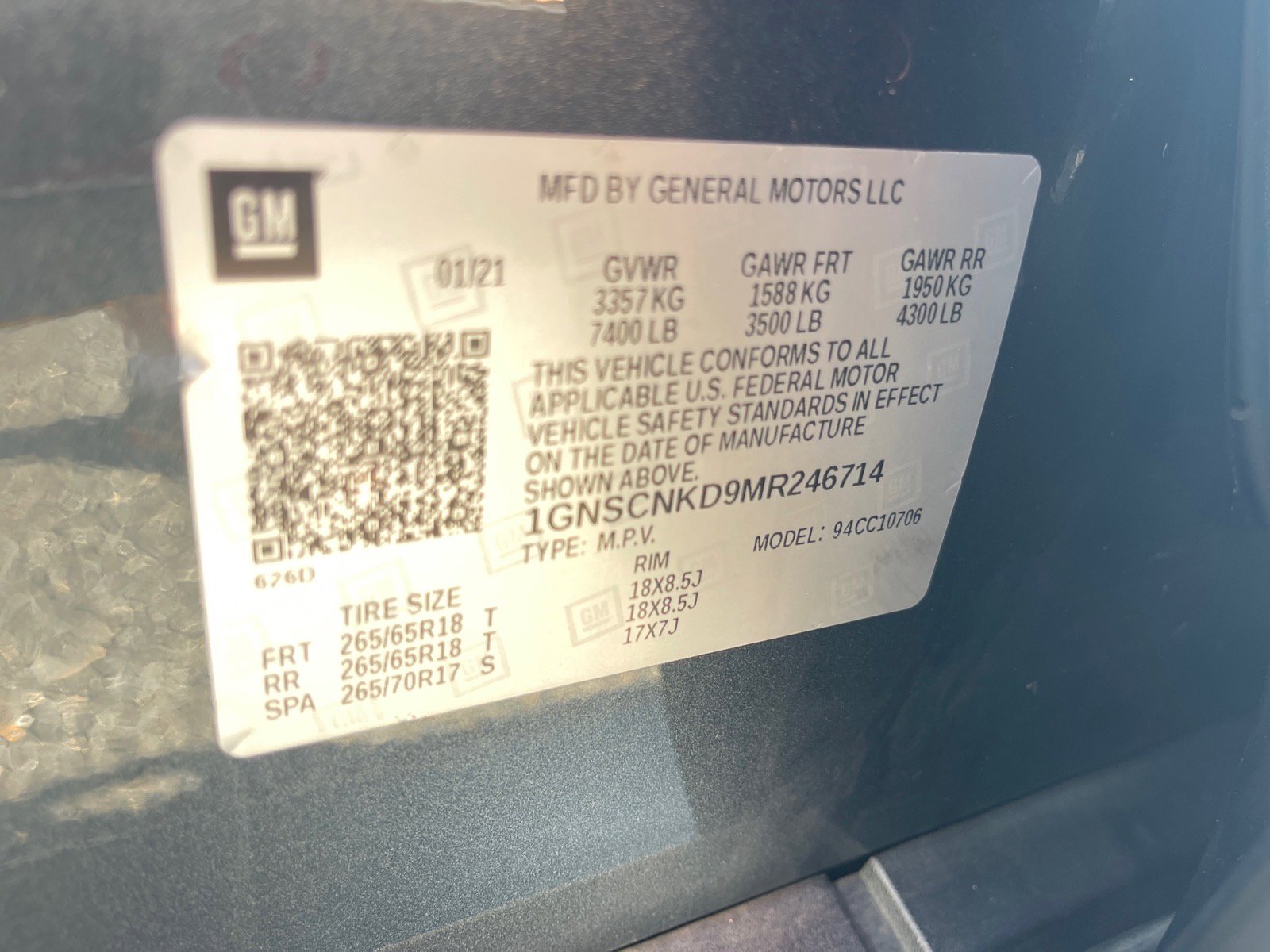 Used 2021 Chevrolet Tahoe LT RWD image 11