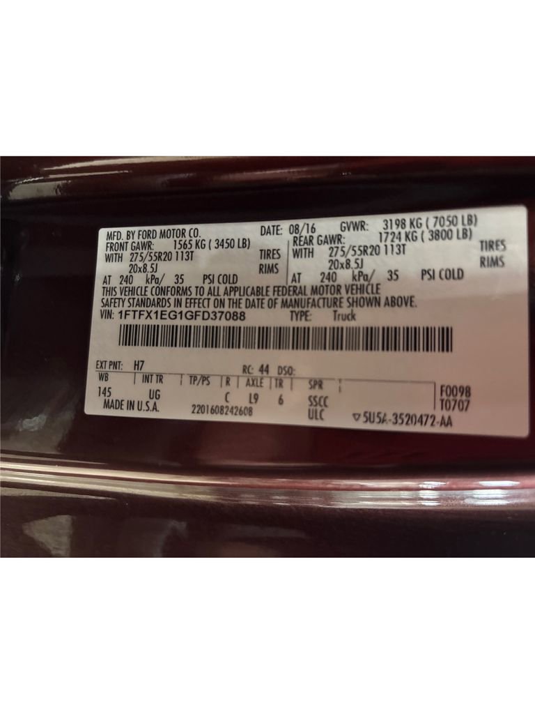 Used 2016 Ford F150 XLT w/ Equipment Group 302A Luxury image 17